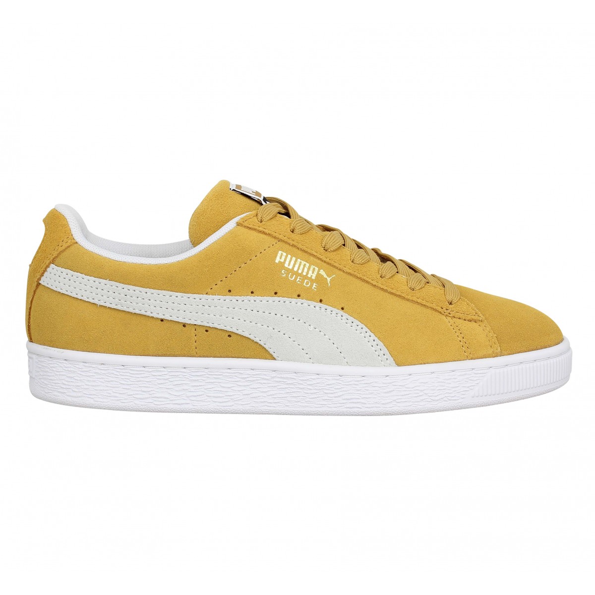 puma suede grise et jaune