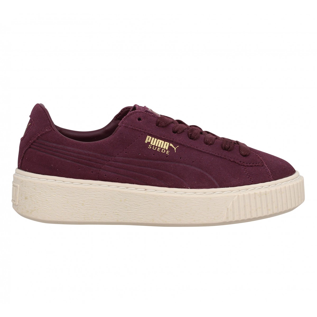 puma suede bordeaux enfant