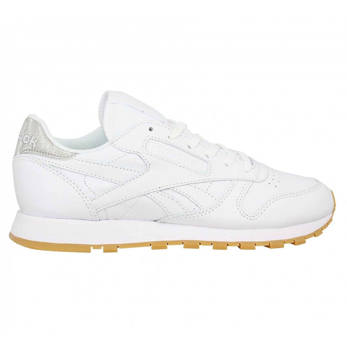 otro Carretilla aumento Reebok classic leather met diamond blanc femme | Fanny chaussures