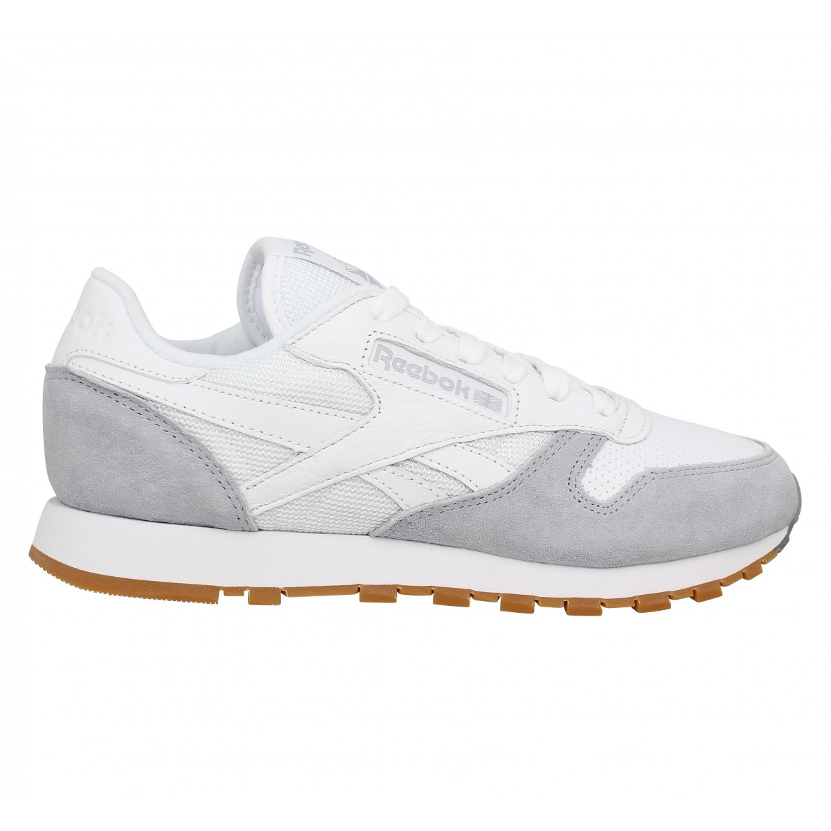 reebok classic leather blanche et grise