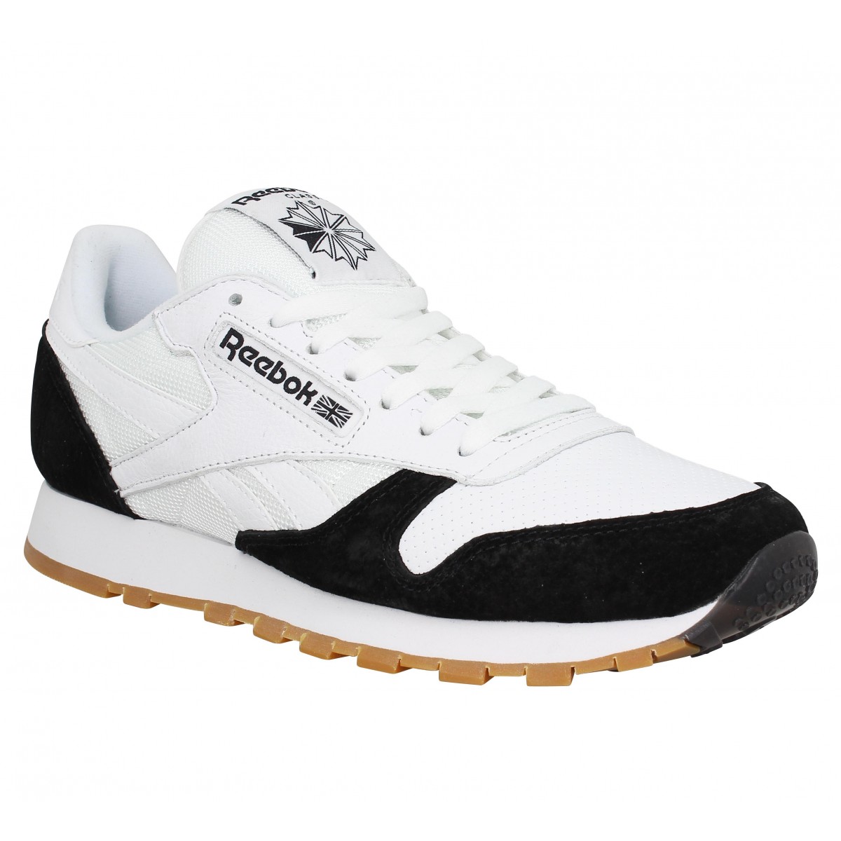 reebok classic leather homme noir