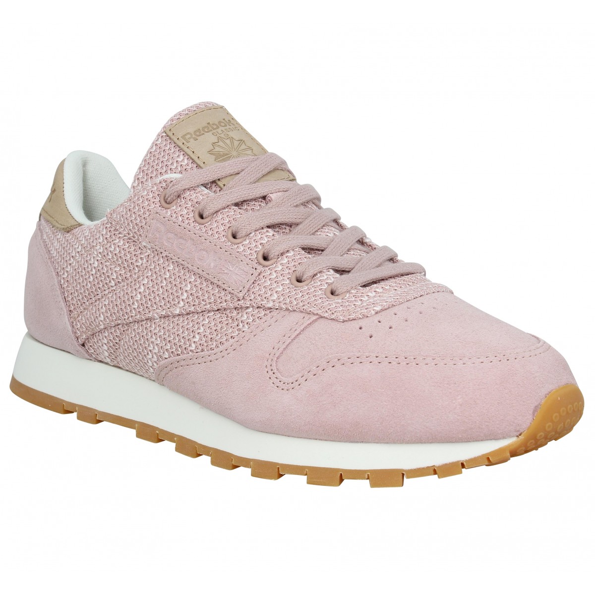 reebok femme rose poudre
