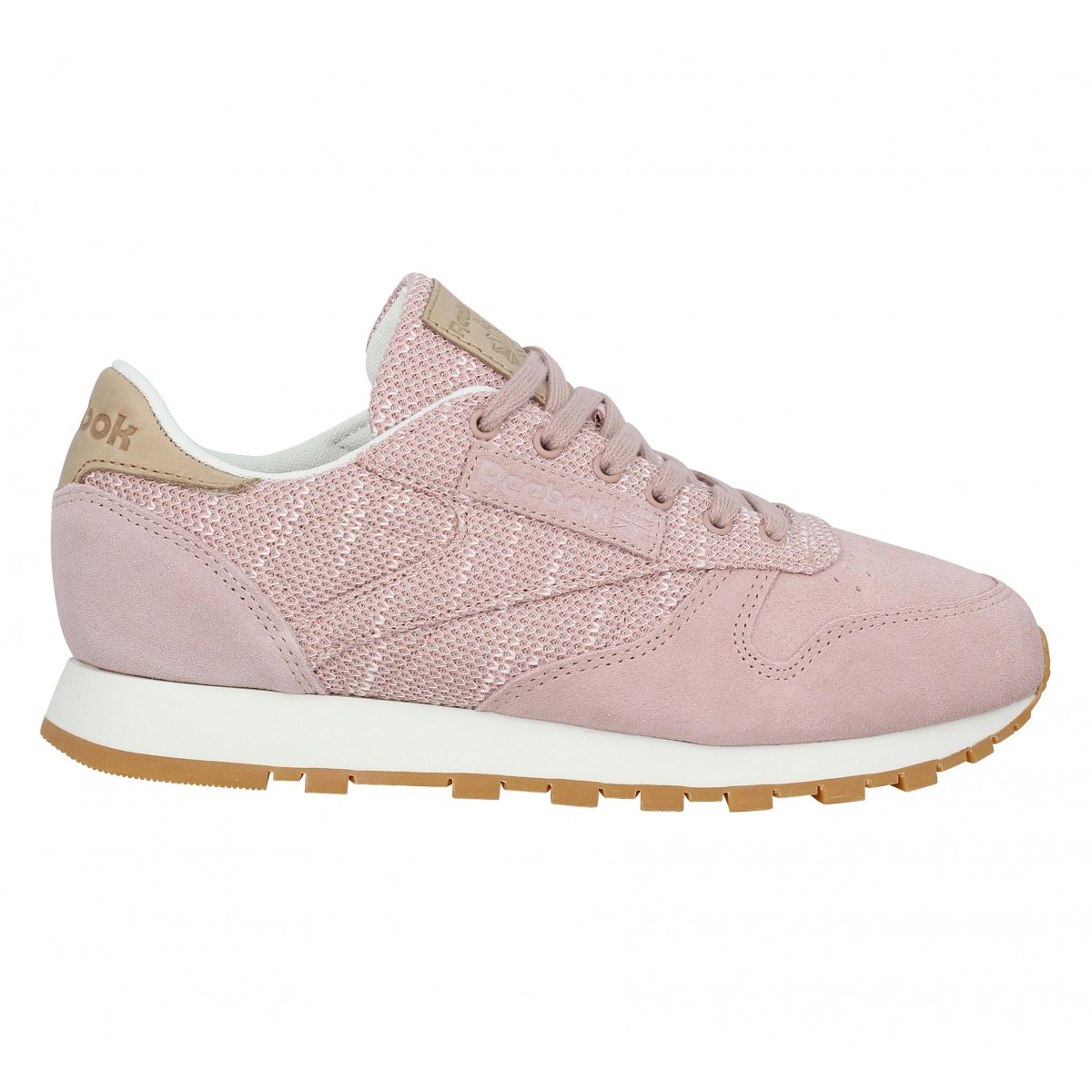 reebok classic leather metal femme