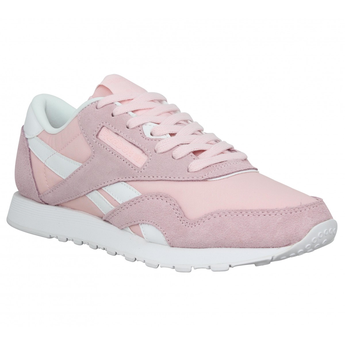 reebok chaussure femme rose