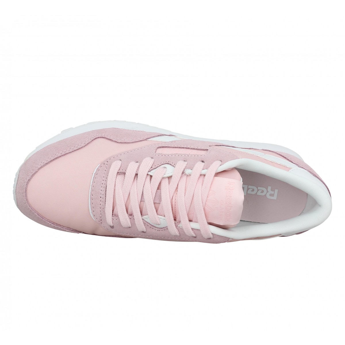 sectie Mangel Skim Reebok classic nylon rose femme | Fanny chaussures