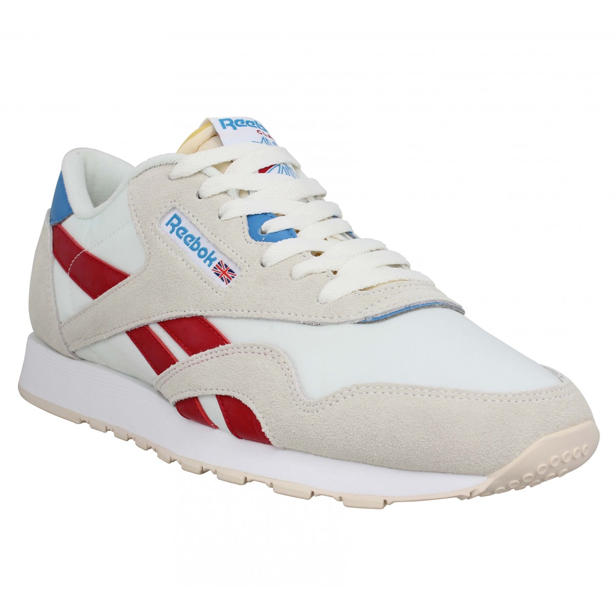 reebok classic nylon rouge homme