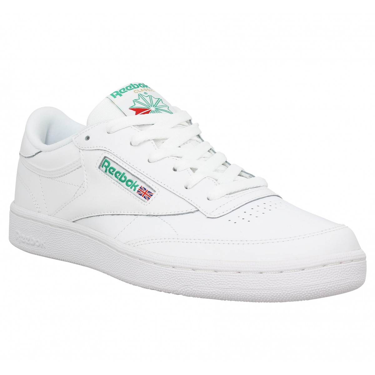 reebok club c 85 blanche et verte