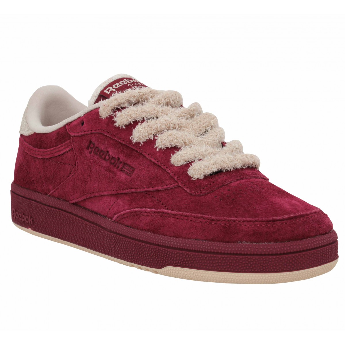 Reebok club top c femme bordeaux