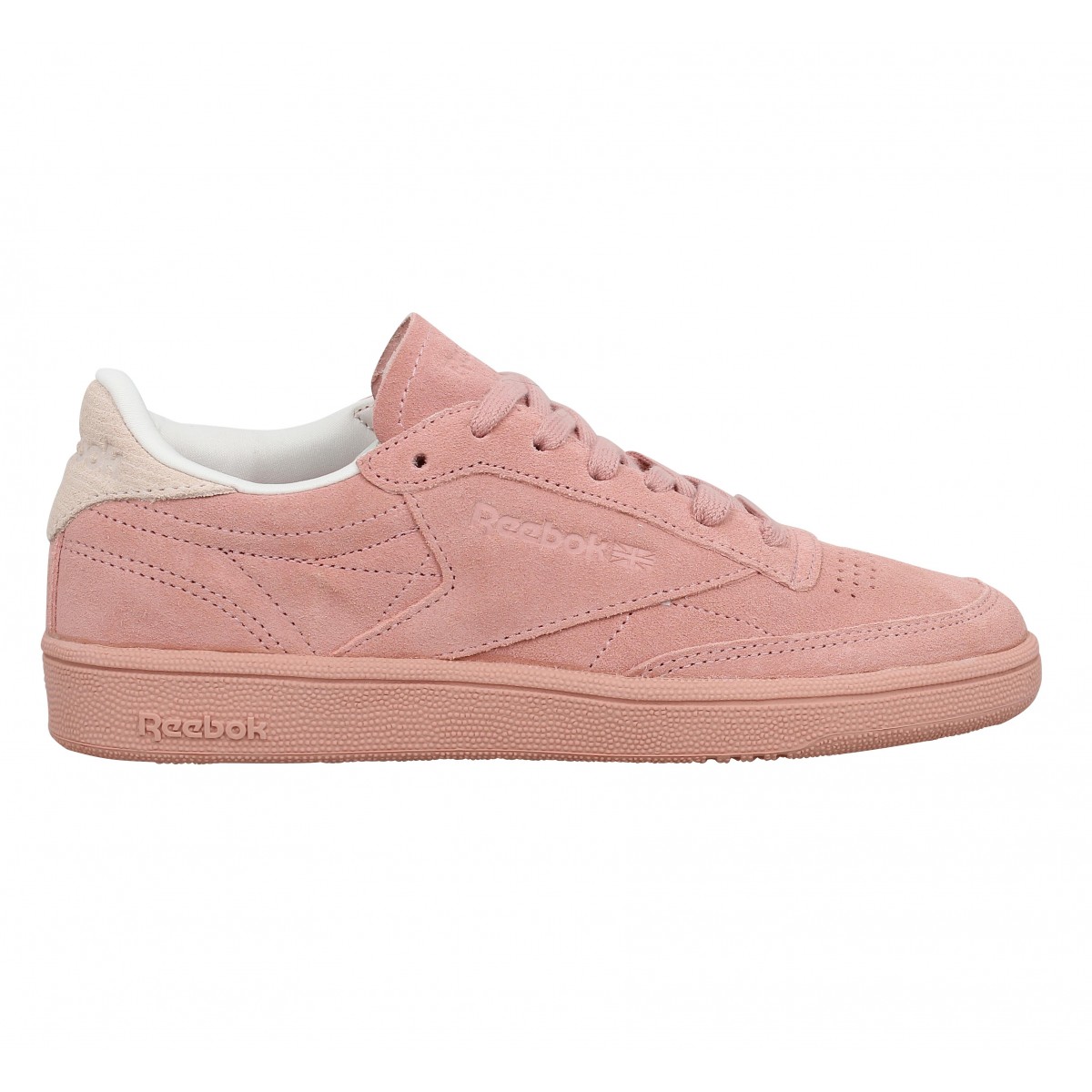 reebok club c rose pale