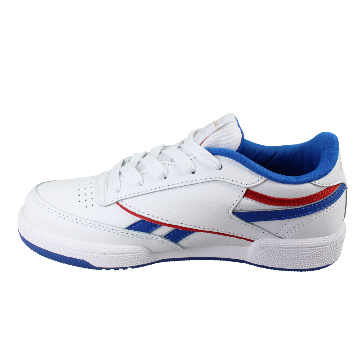 REEBOK Club C Revenge cuir simili Enfant Bleu Blanc