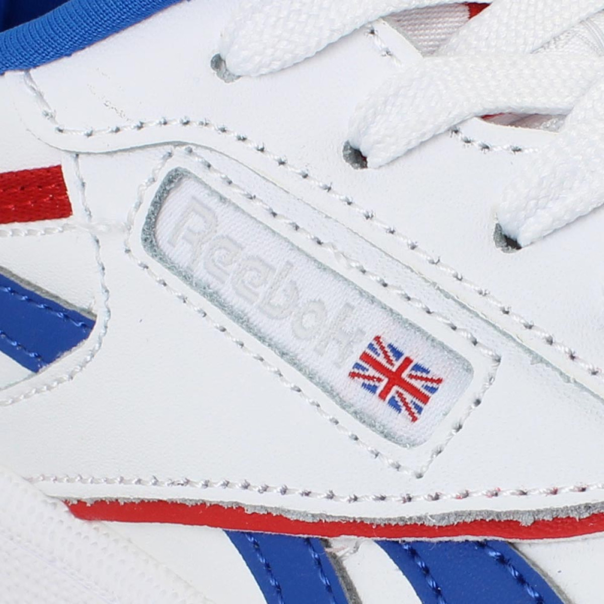 Reebok club c revenge cuir simili enfant bleu blanc enfants