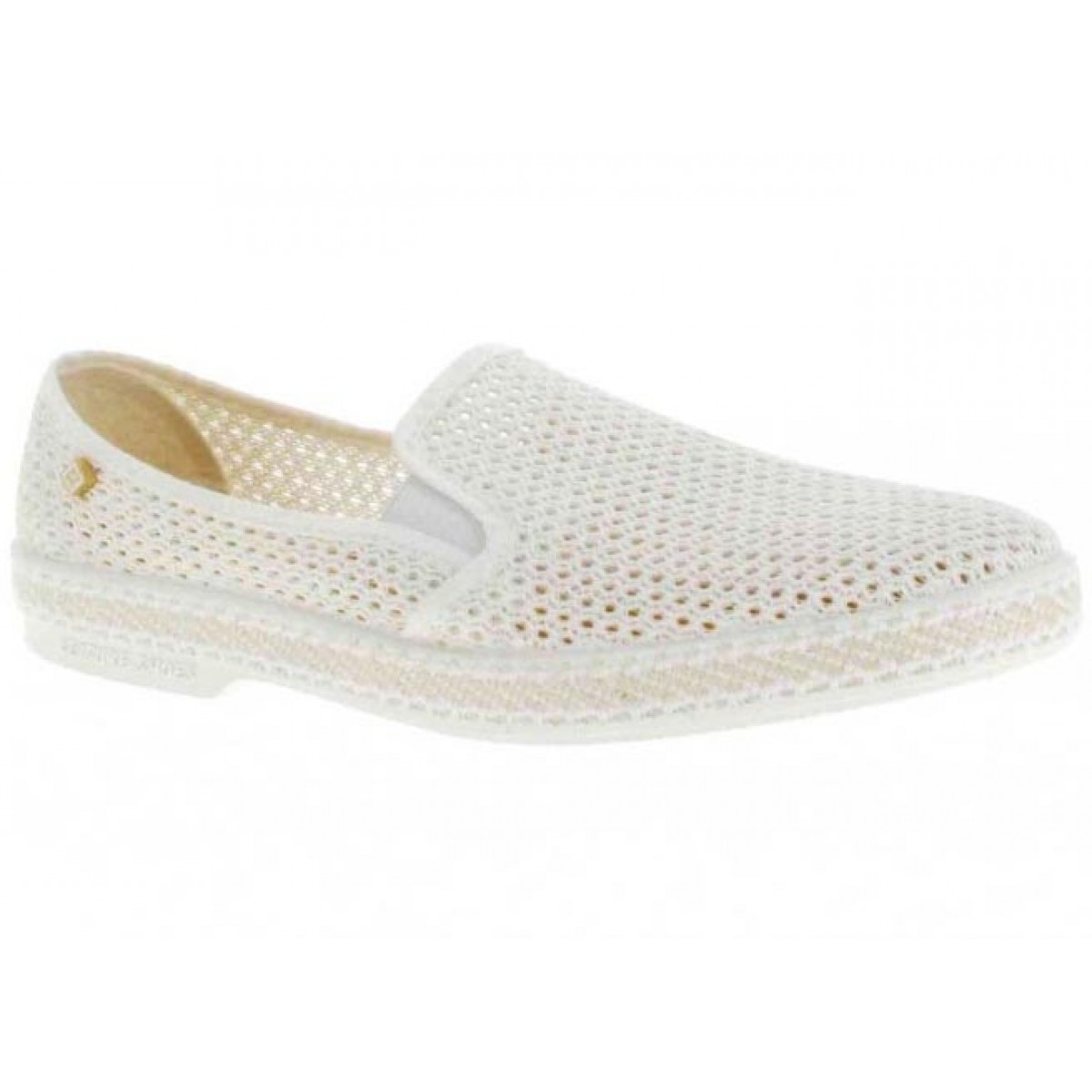 Espadrilles RIVIERAS 3000 toile Femme Blanc