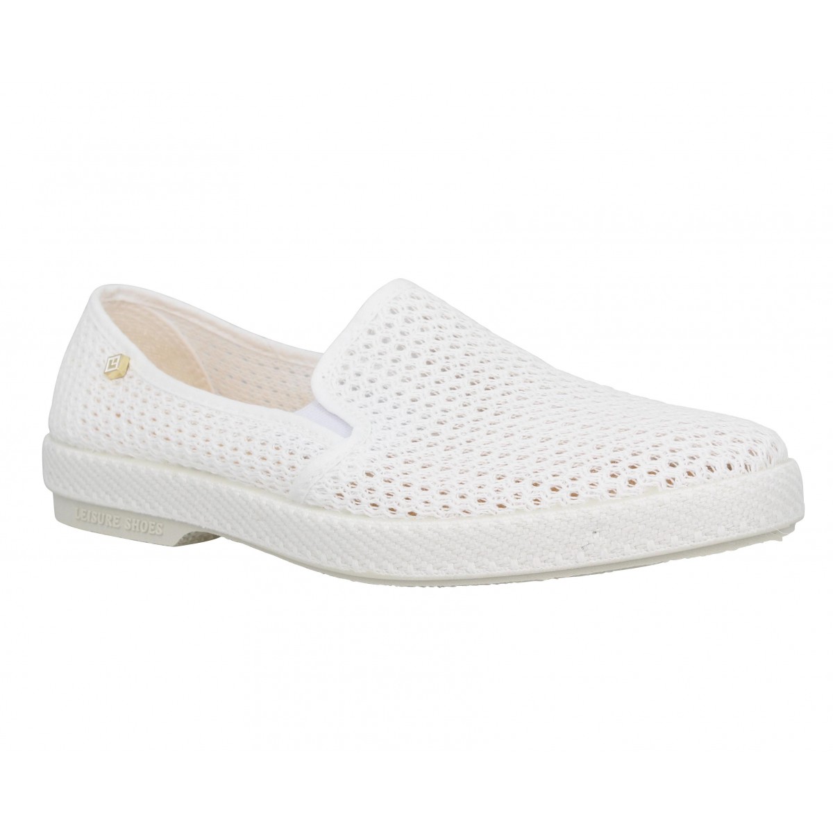 Espadrilles RIVIERAS Classic 30 toile Homme Blanc