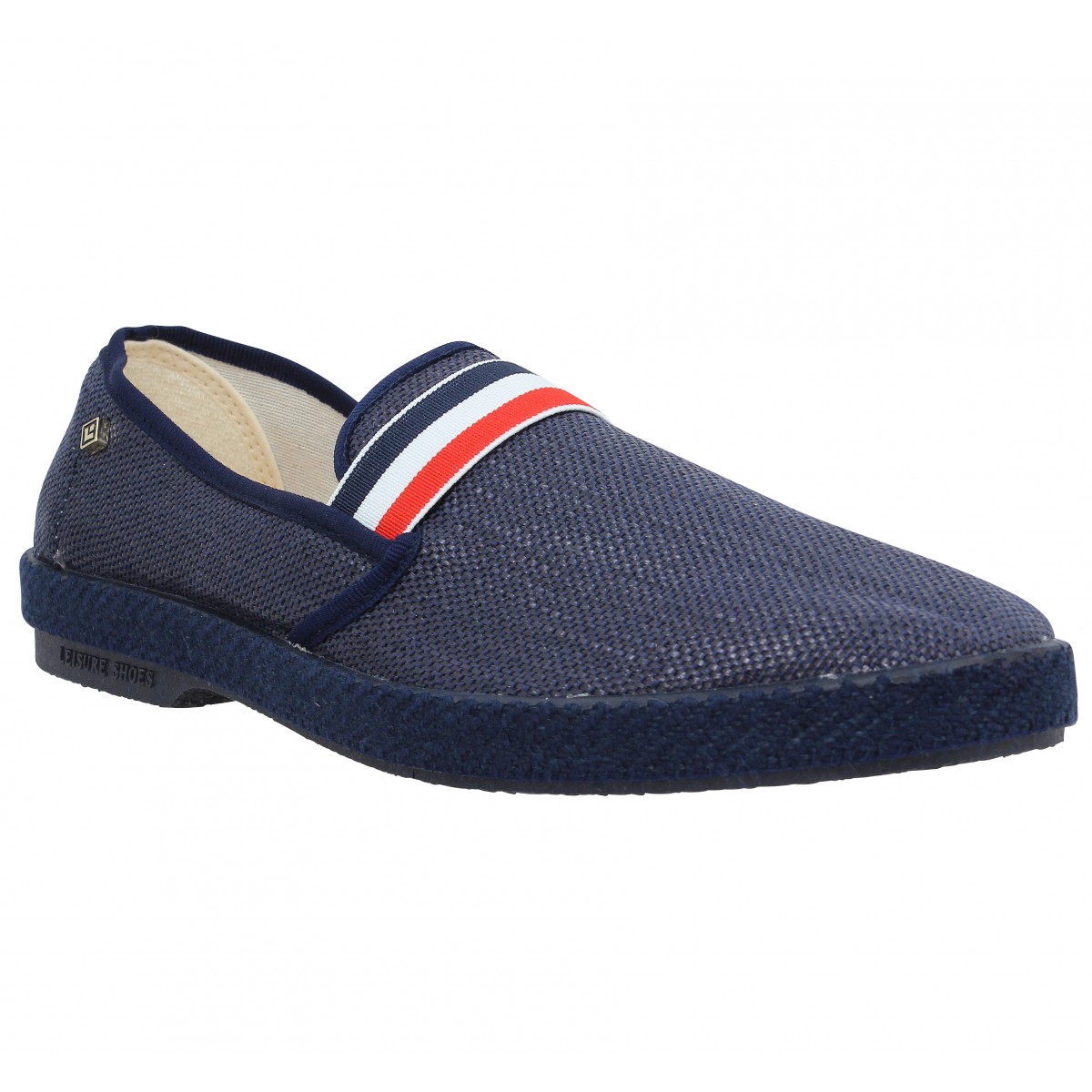 Espadrilles RIVIERAS Cocarde toile Homme Marine