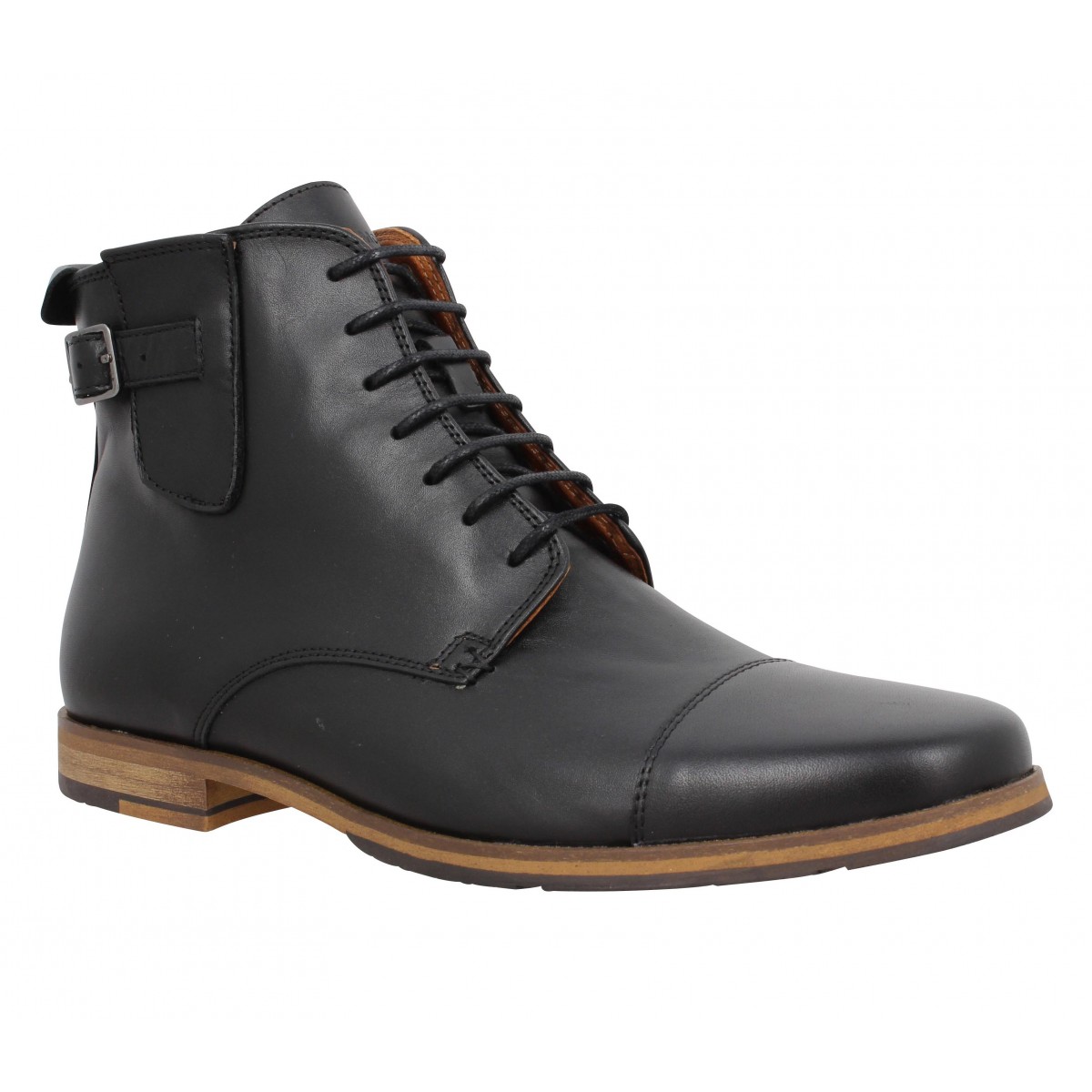 Bottines SCHMOOVE Blind British Brogue cuir Homme Noir