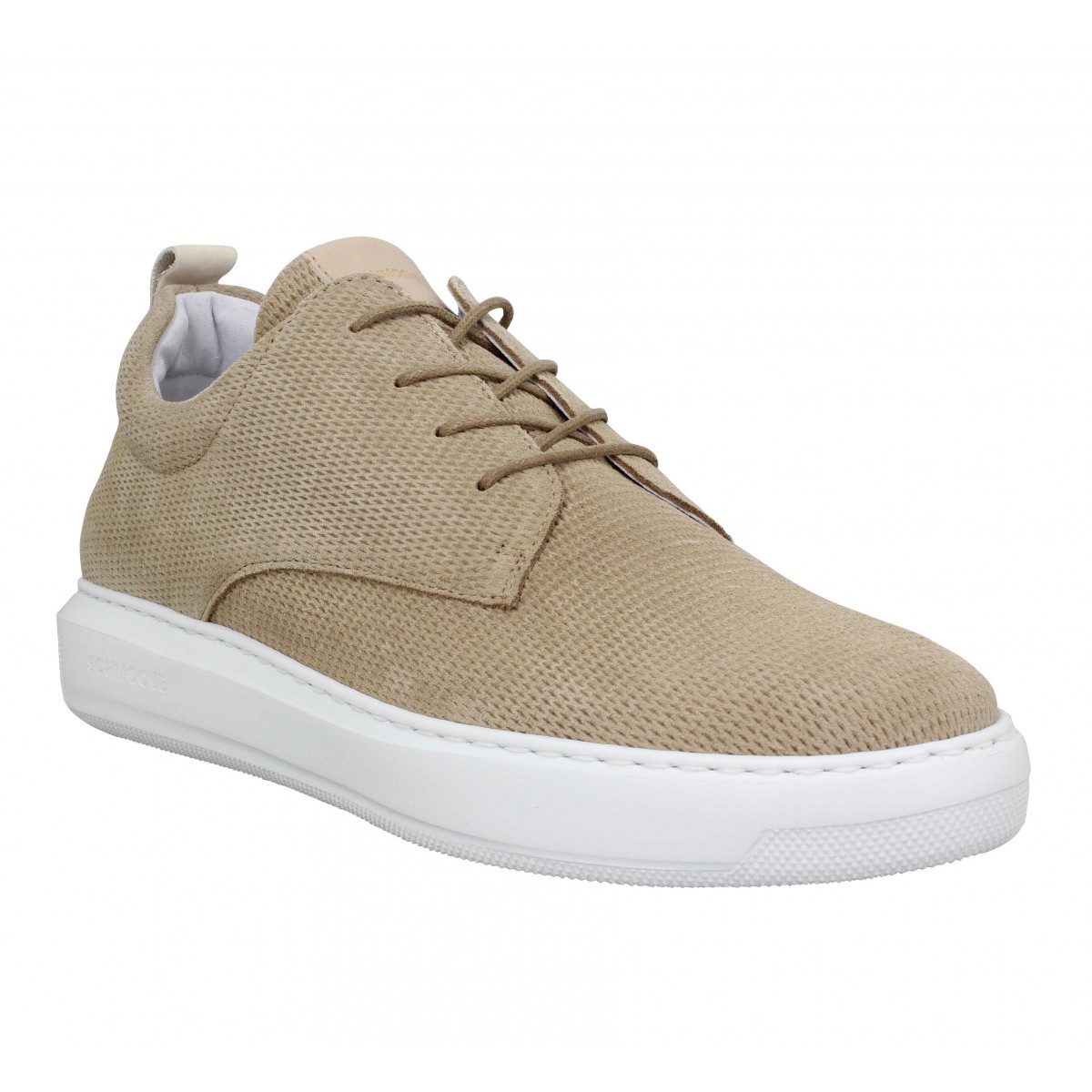 Schmoove bump derby velours homme beige homme | Fanny chaussures