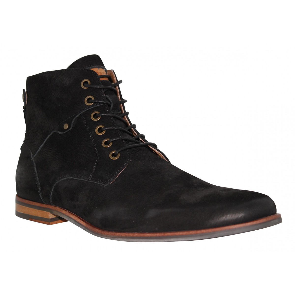 Bottines SCHMOOVE Dirtydandy Edge velours Homme Noir