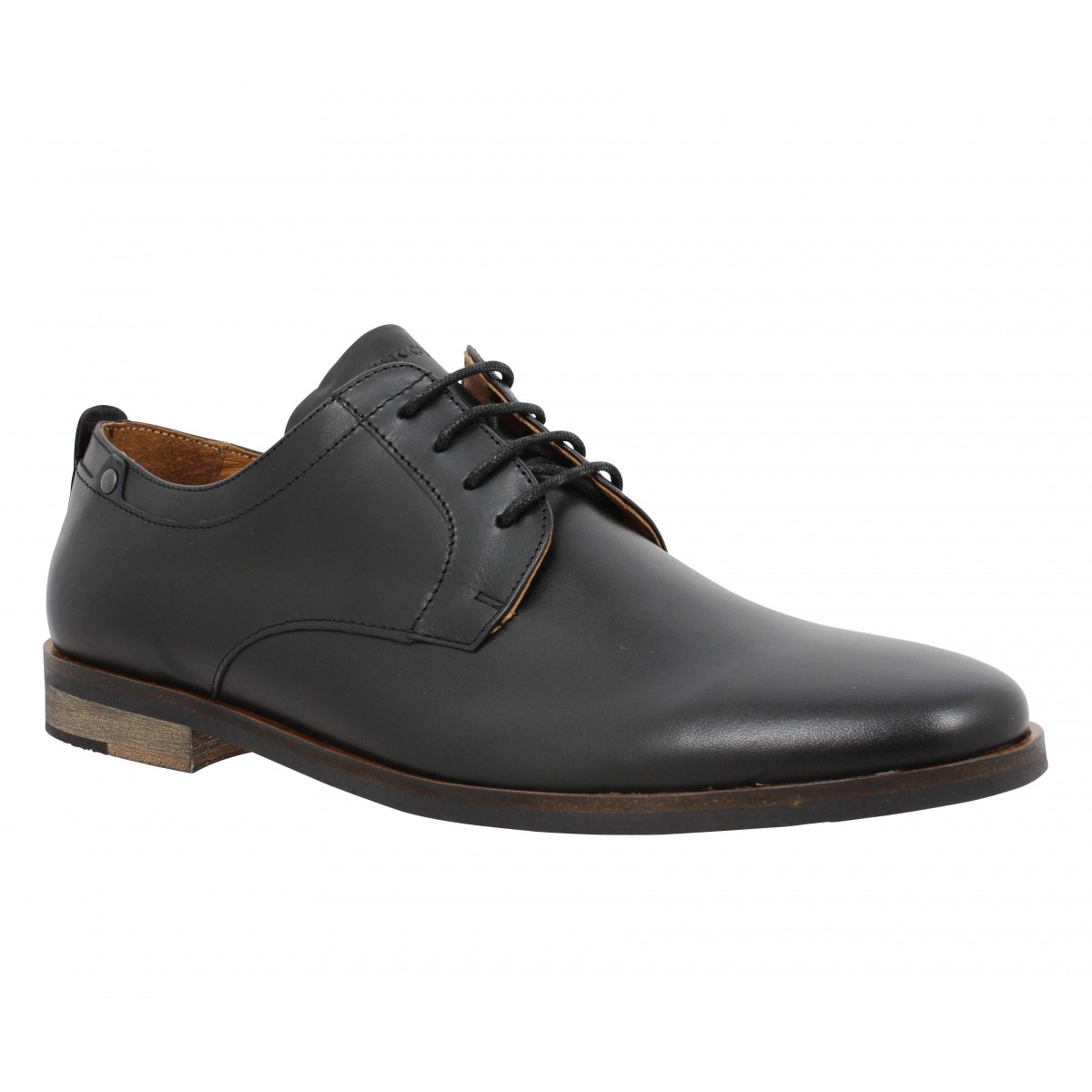 Chaussures à lacets SCHMOOVE Dirtydandy Station cuir Homme Noir
