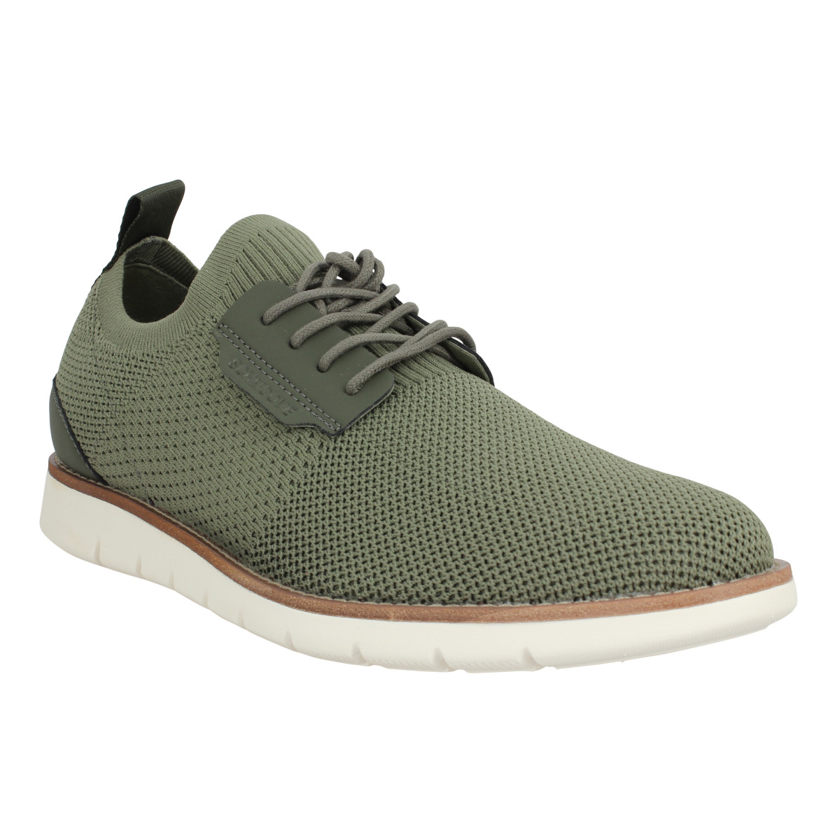 Chaussures à lacets SCHMOOVE Echo Club toile flex Homme Kaki