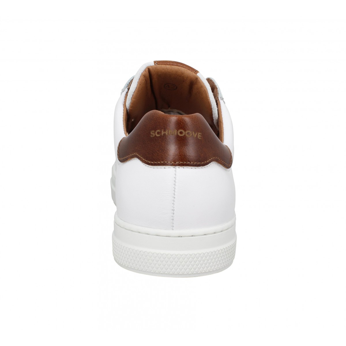 SCHMOOVE Spark Clay cuir Homme Blanc Camel