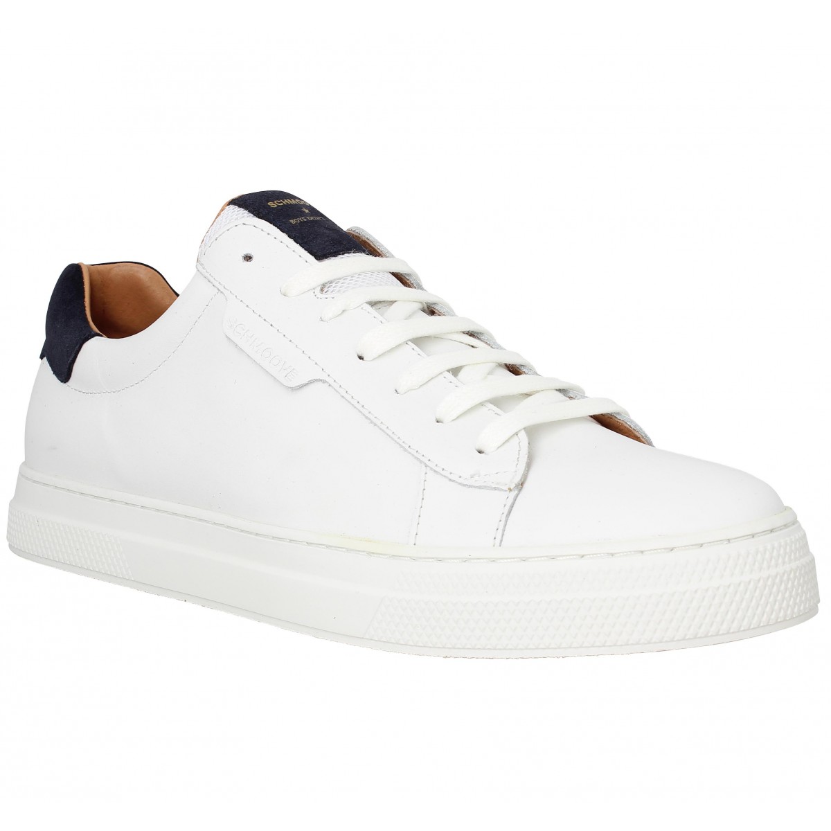 Baskets SCHMOOVE Spark Clay cuir Homme White