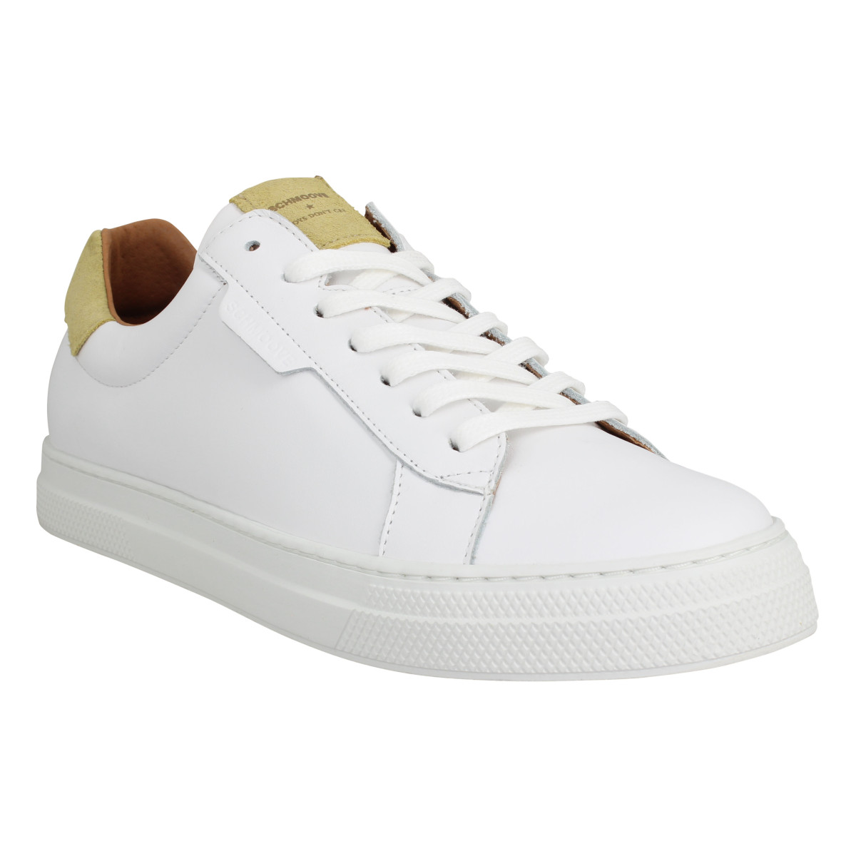 SCHMOOVE Spark Clay cuir suede Homme-41-Blanc Champagne