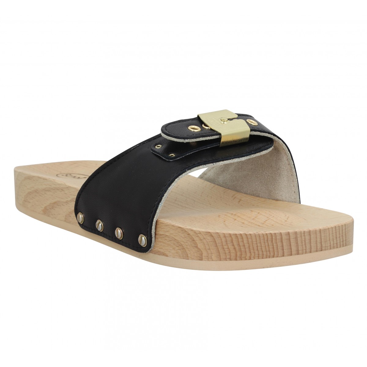 SCHOLL Pescura Flat cuir Femme-35-Noir