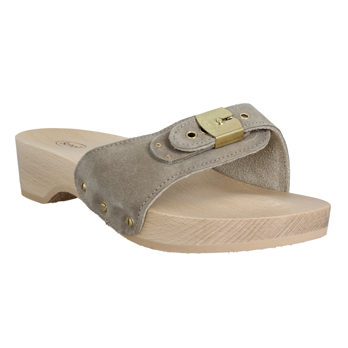 SCHOLL Pescura Heel suede Femme-36-Beige