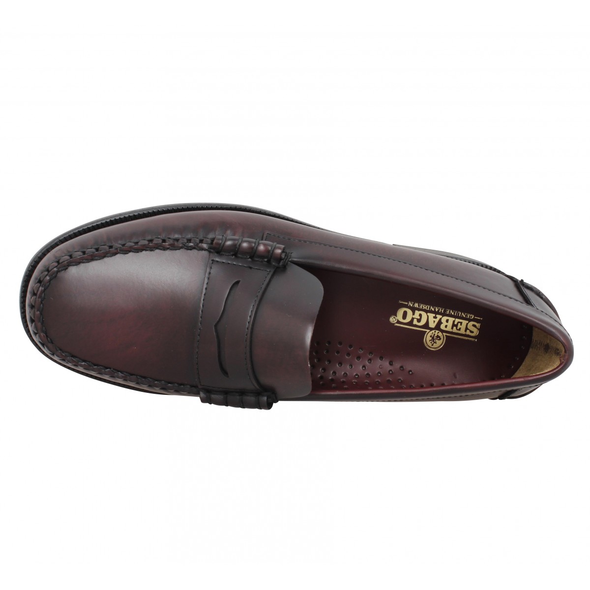 sebago cuir marron