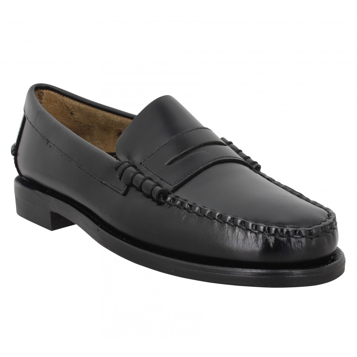 SEBAGO Classic Dan R (Regular) cuir Homme-39,5-Black