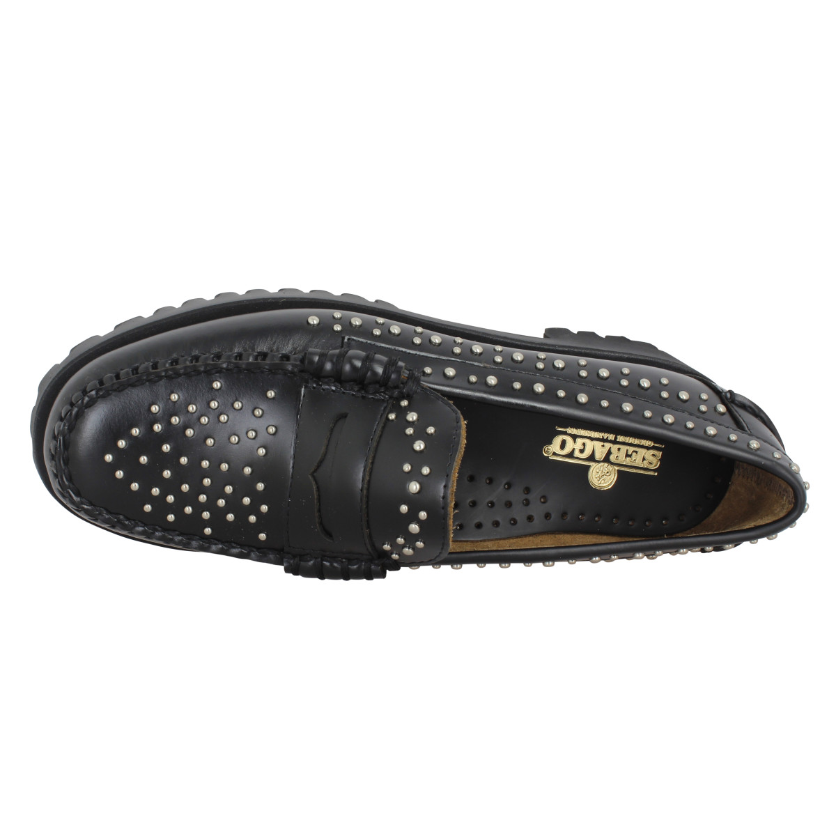 Sebago noir vernis top