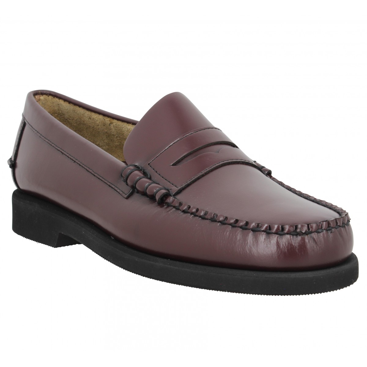 SEBAGO Dan Polaris cuir Homme-40-Brown Burgundy