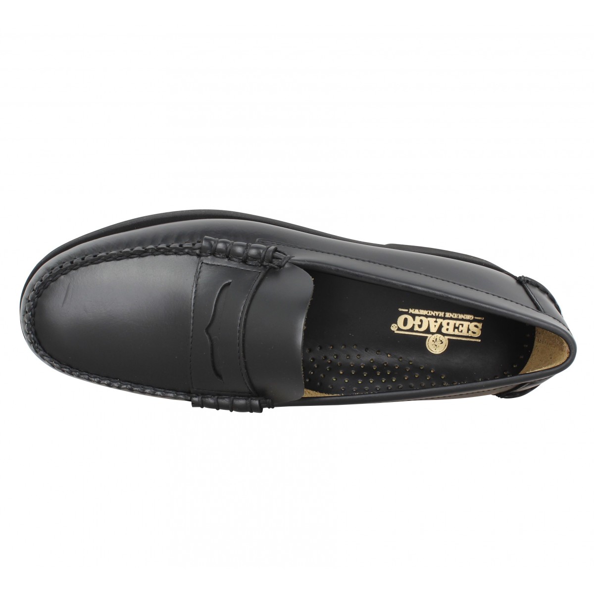Sebago dan polaris cuir homme noir homme Fanny chaussures
