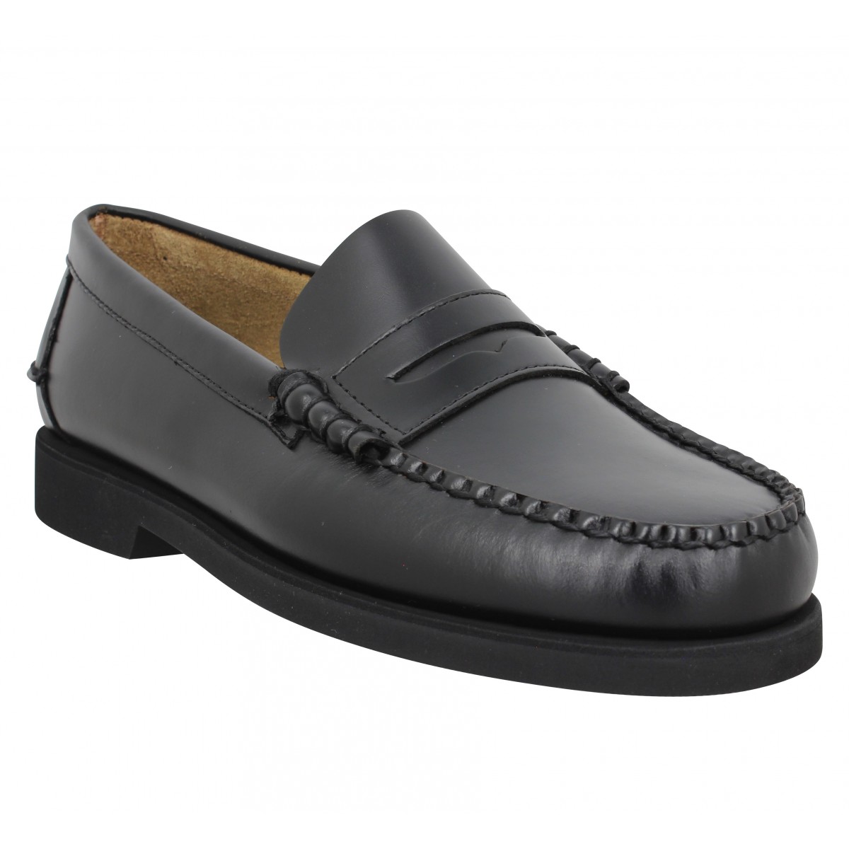 SEBAGO Dan Polaris W (Wide) cuir Homme-39,5-Black