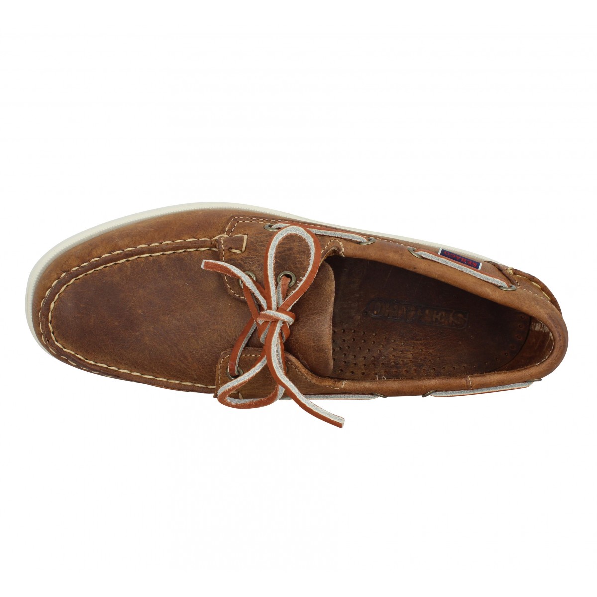 sebago docksides crazy horse