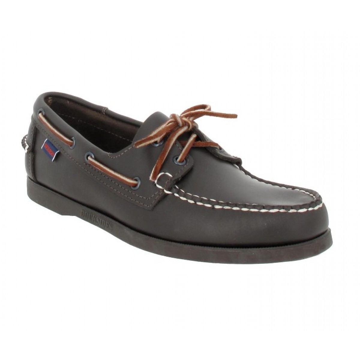 Chaussures bateaux SEBAGO Docksides cuir Homme Brown