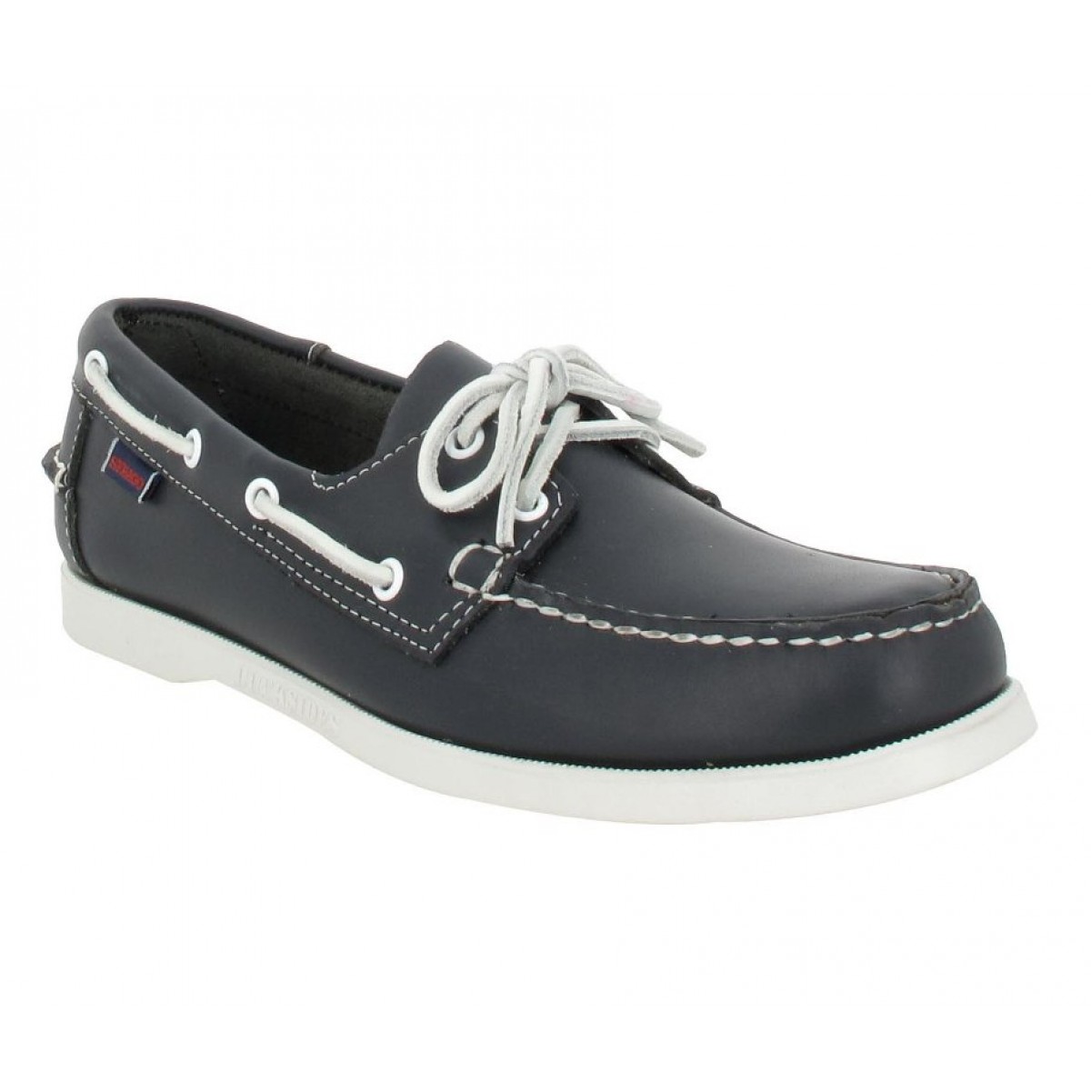 Chaussures bateaux SEBAGO Docksides cuir Homme Marine