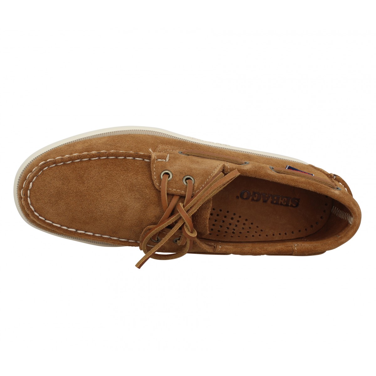 Sebago docksides cognac hotsell