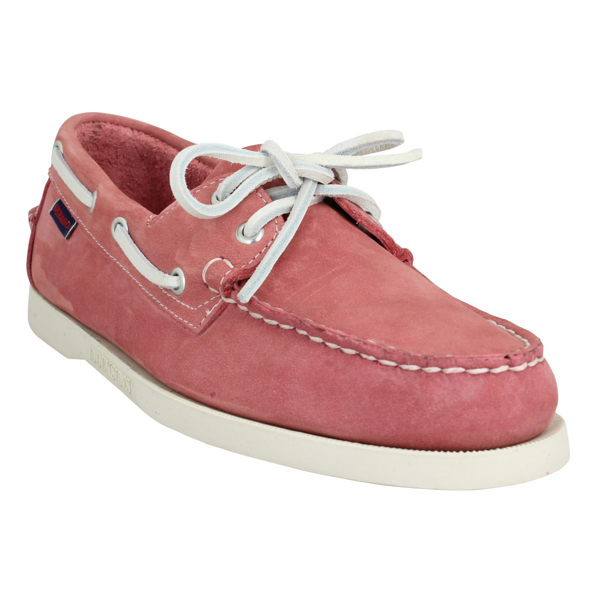 Chaussures bateaux SEBAGO Docksides Portland nubuck Homme Rose