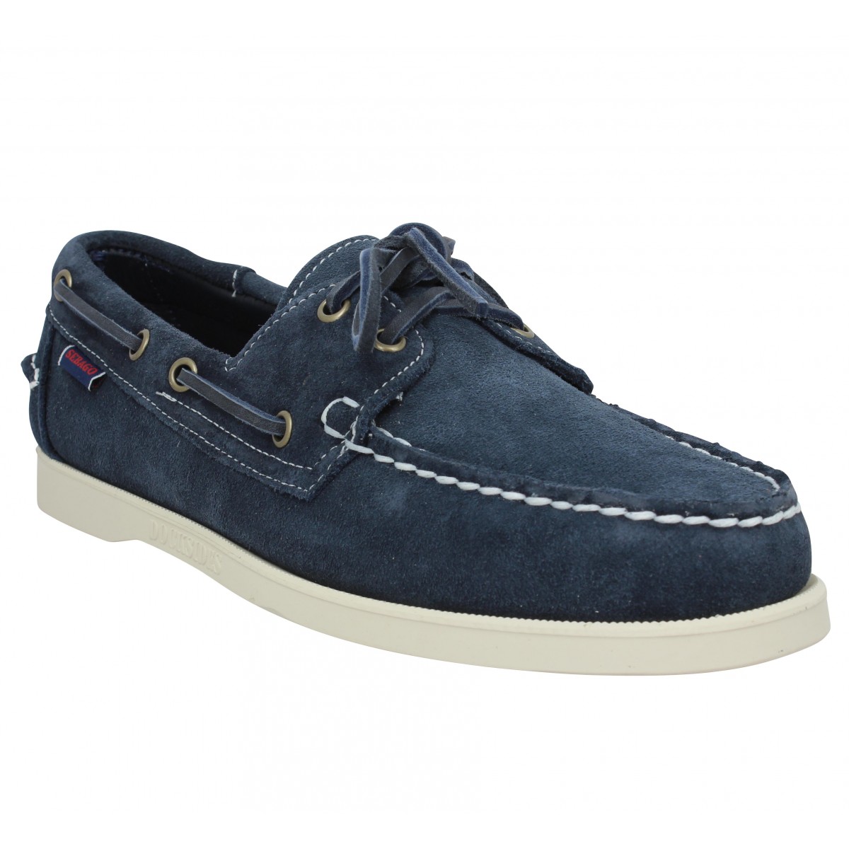 Chaussures bateaux SEBAGO Docksides Portland suede Homme Navy