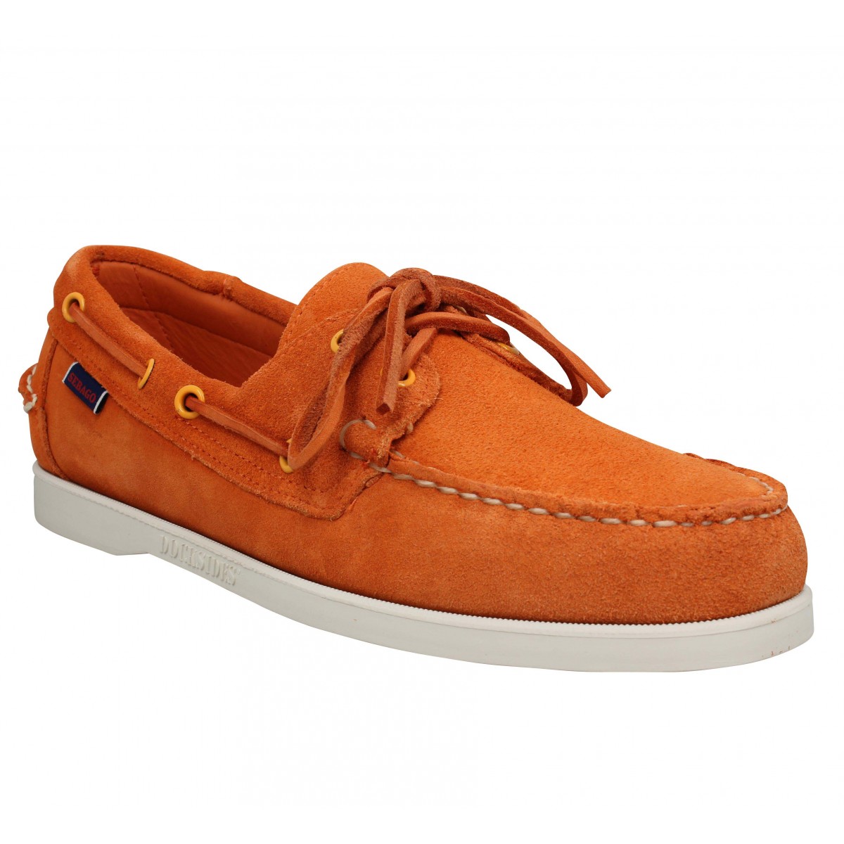 chaussure orange pour homme