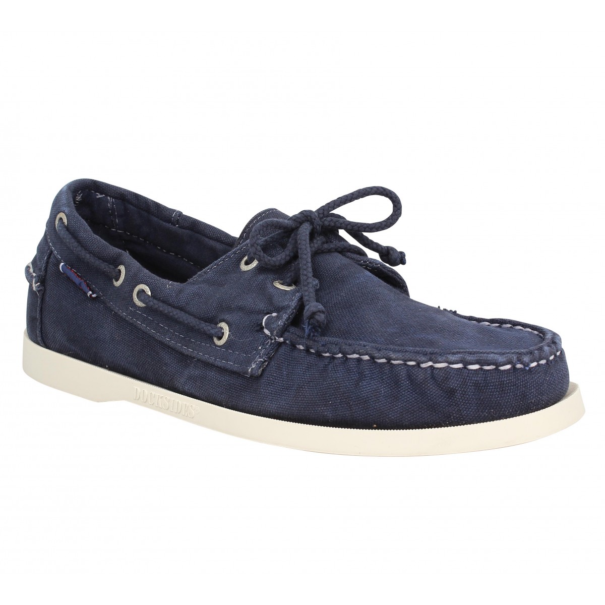 Chaussures bateaux SEBAGO Docksides toile Marine