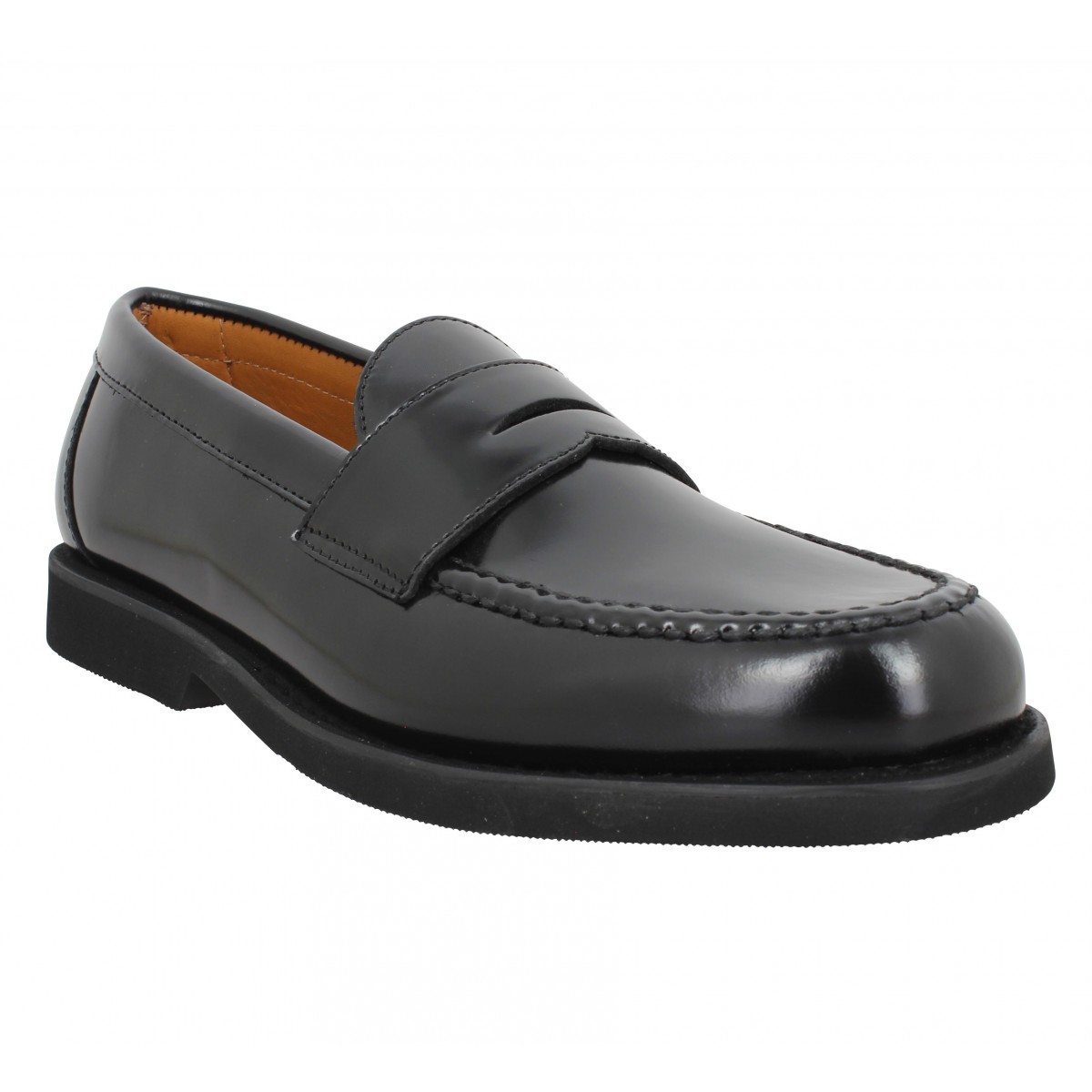 Mocassins SEBAGO Ryan Brushed Polaris W (Wide) cuir Homme Black