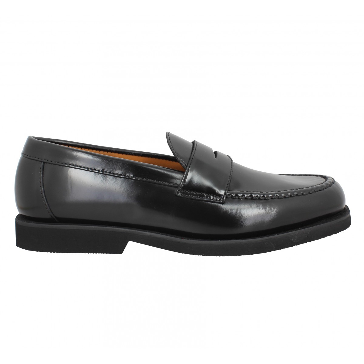 SEBAGO Ryan Brushed Polaris W Wide cuir Homme Black