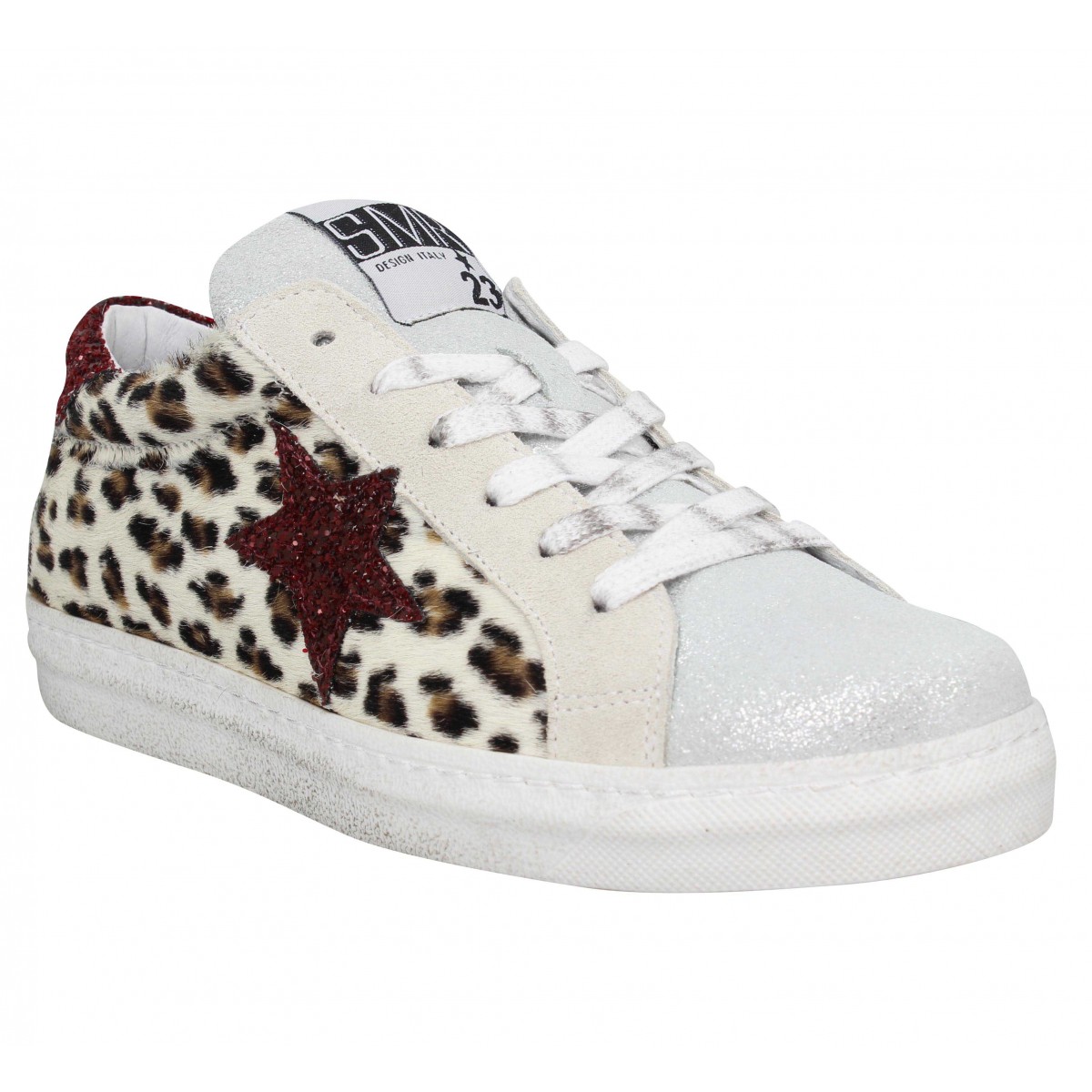 basket homme leopard