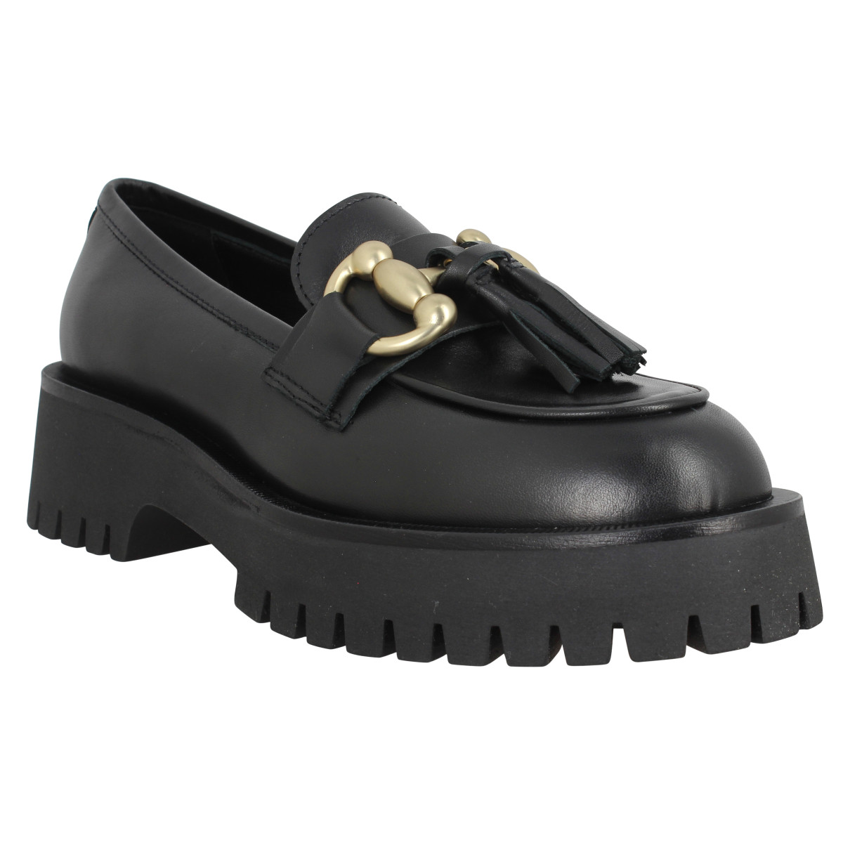 Mocassins SEMERDJIAN E1 cuir Femme Noir