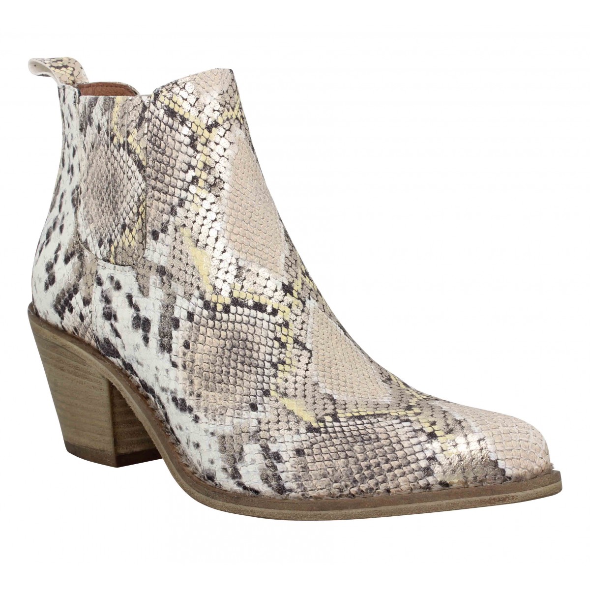 Bottines cuir python clearance