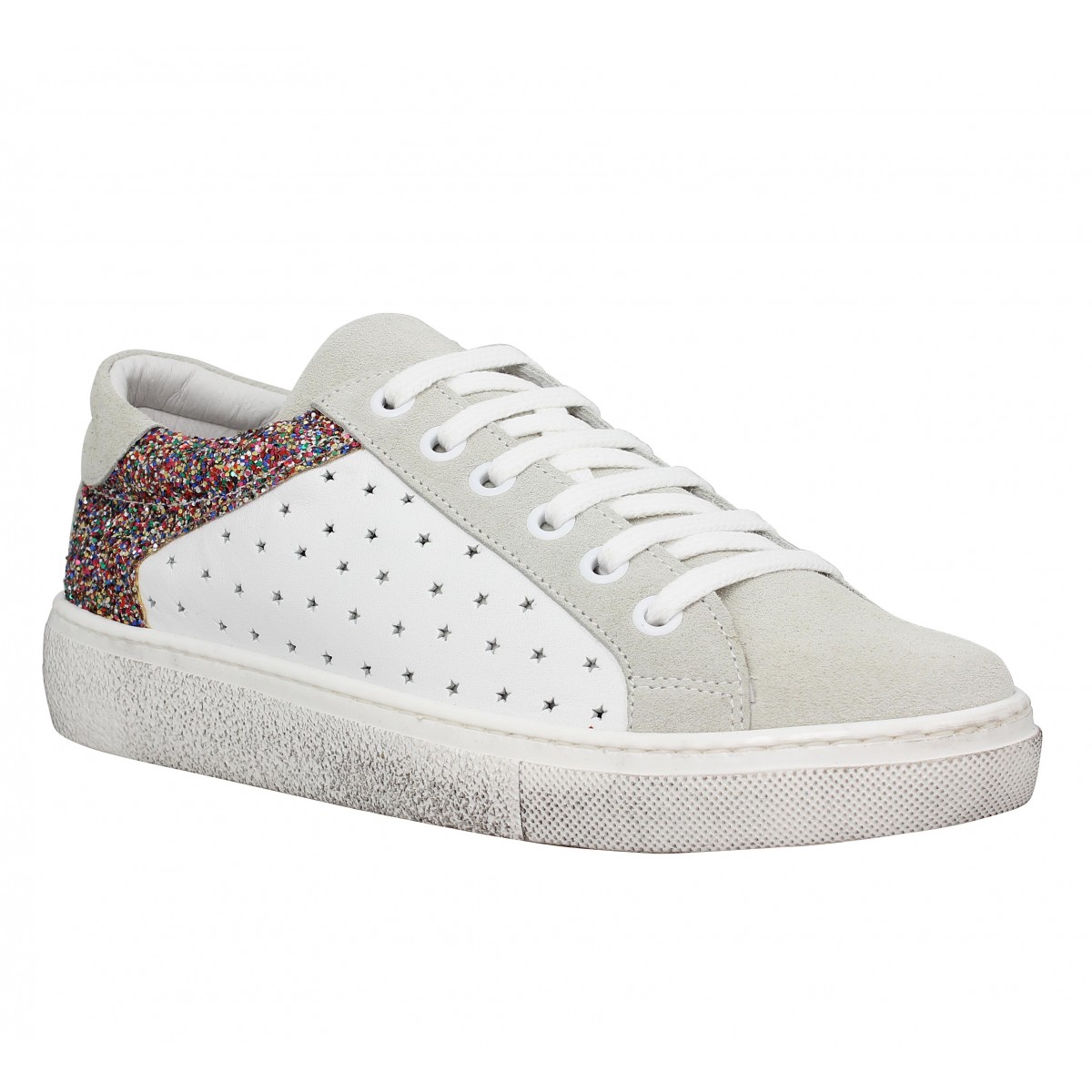Baskets SEMERDJIAN Germana cuir Femme Multi