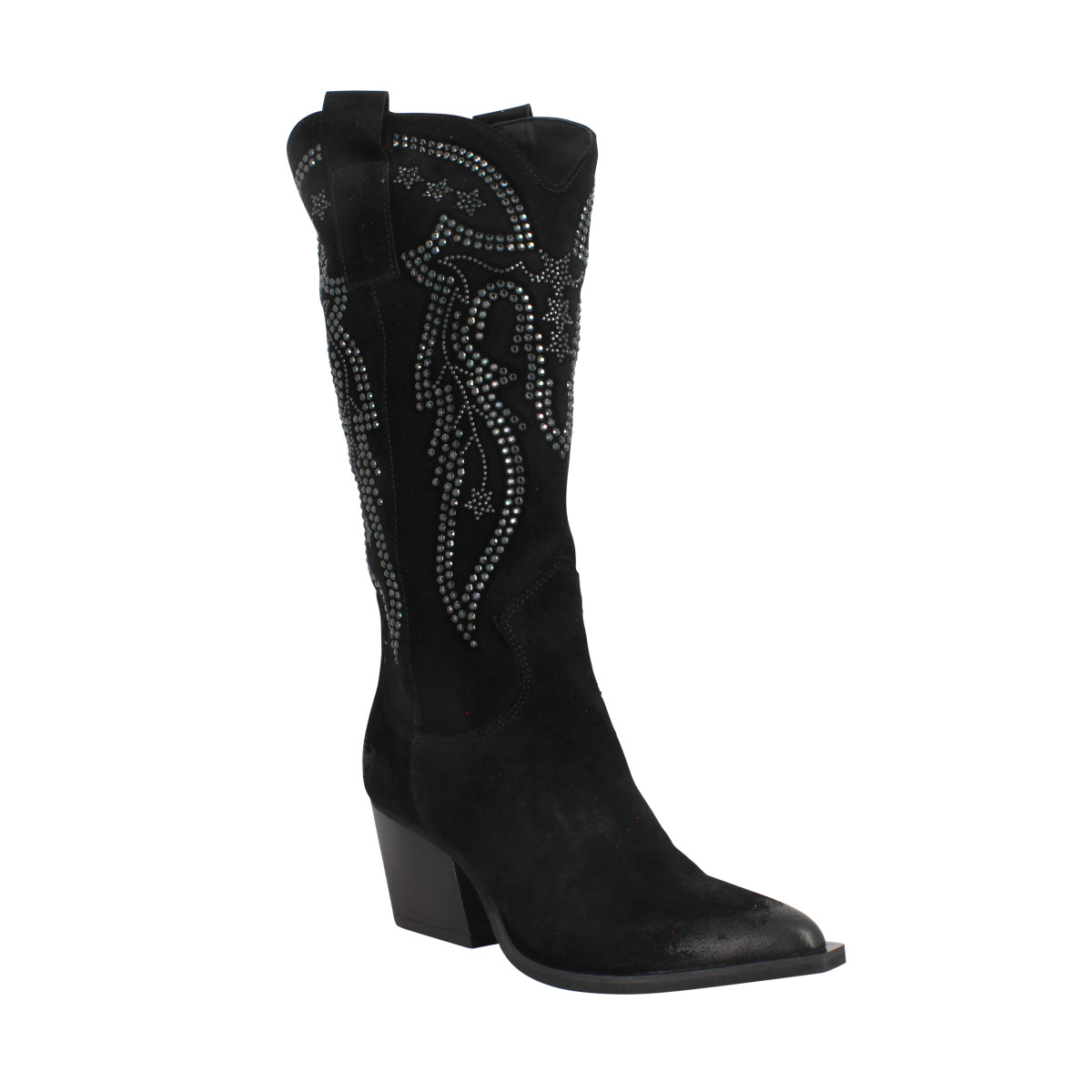 Bottes SEMERDJIAN M16 velours Femme Noir