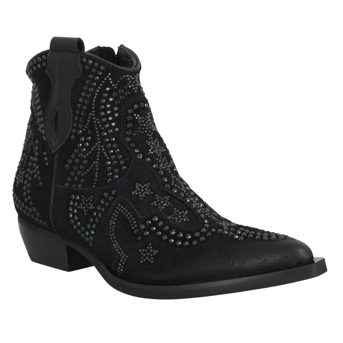 Bottines SEMERDJIAN M5 velours Femme Noir